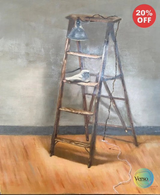 steps to success 32 x 42 cm / Oil / Unframed, shipped in a roll