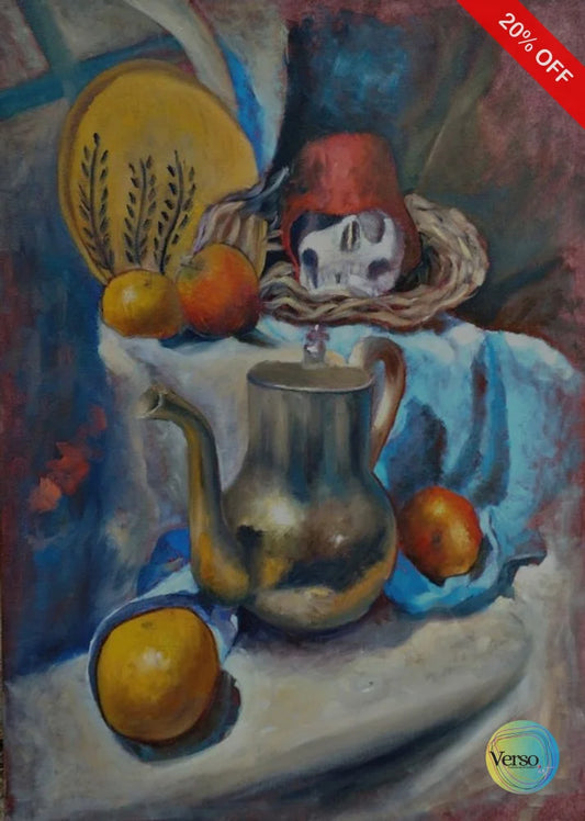 Still Life 50 x 70 cm / Oil / Unframed, shipped in roll