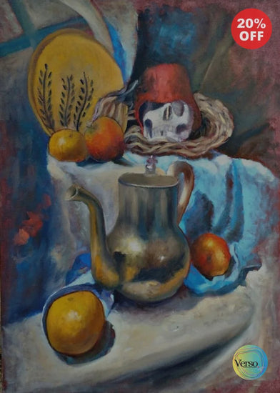 Still Life 50 x 70 cm / Oil / Unframed, shipped in roll
