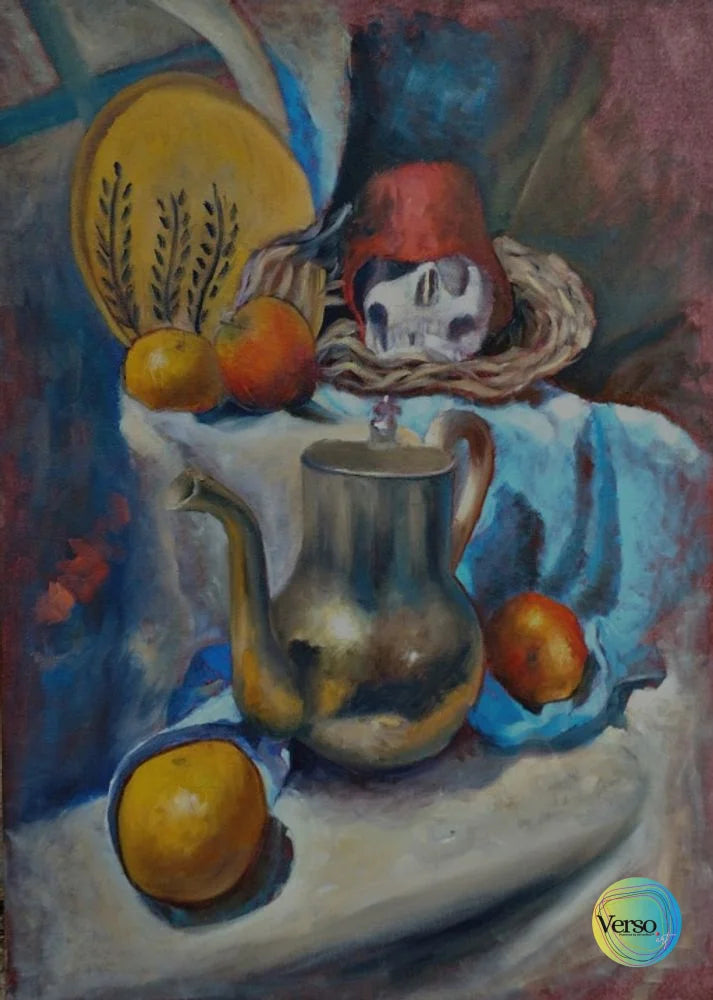 Still Life 50 x 70 cm / Oil / Unframed, shipped in roll