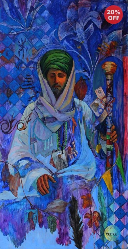 Sufi Man 90 x 190 cm / Oil / Unframed, shipped in roll