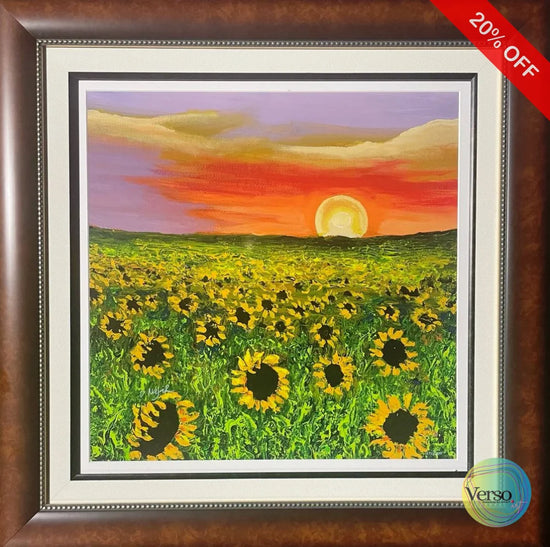 Summer Finds 18 x 18 cm / Print / Framed, shipped flat