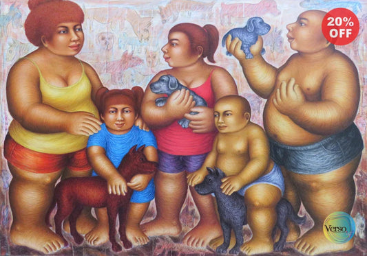 Sweet Moment - 200 x 145 cm / Mixed / Unframed, shipped in a roll