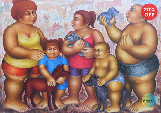 Sweet Moment - 200 x 145 cm / Mixed / Unframed, shipped in a roll