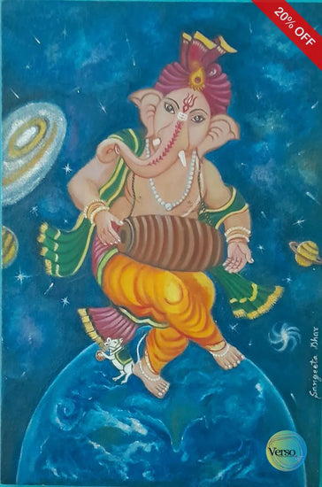 Taal Ganesh 20 x 30 inch / Mixed / Unframed, shipped in a roll