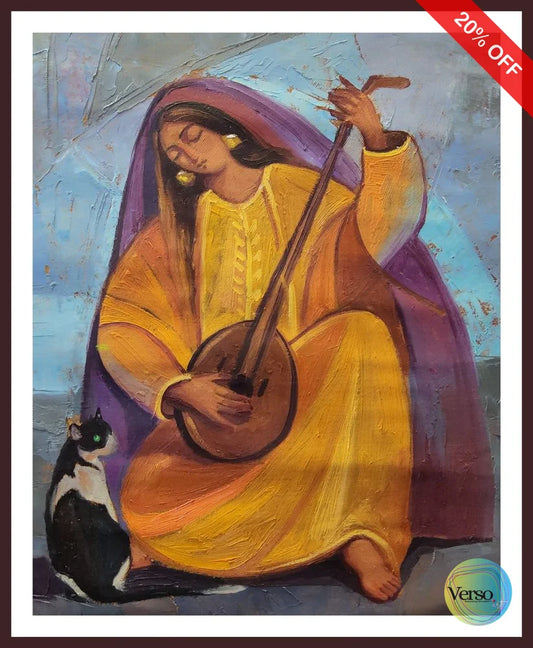 Tajurba Series 1 30 x 40 cm / Oil / Framed, shipped flat