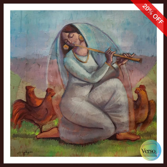 Tajurba Series 2 30 x 40 cm / Oil / Framed, shipped flat