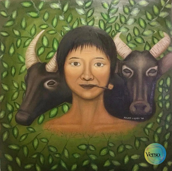 TAM2 24 x 24 inch / Oil / Unframed, shipped in a roll