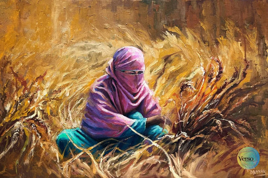 The Breadwinner Series 1 36 x 24 inch / Oil / Unframed, shipped in a roll