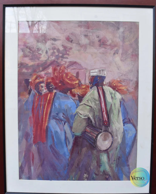 The Bride Arrives - 17.5 x 23.5 cm / Acrylic / Framed, shipped flat