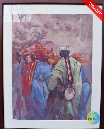 The Bride Arrives 17.5 x 23.5 cm / Acrylic / Framed, shipped flat