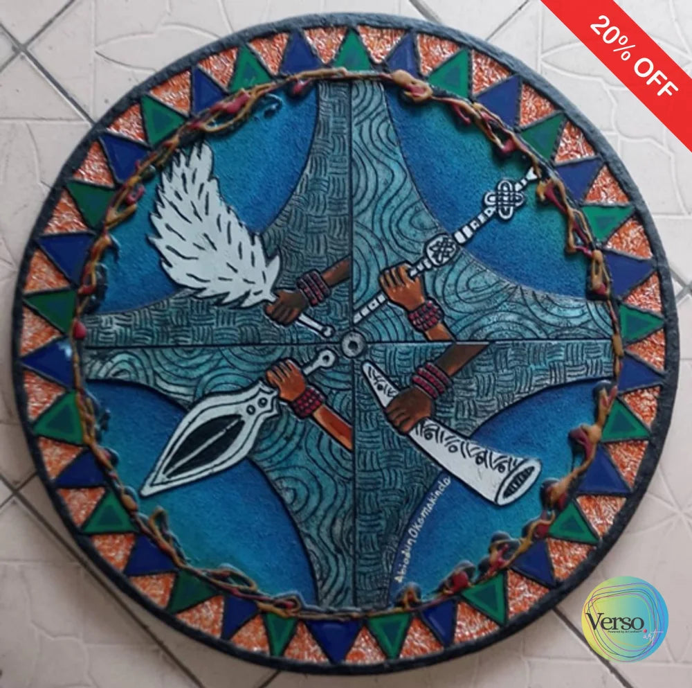 The Circle 26 x 20 cm / Pastel / Unframed, shipped in a roll