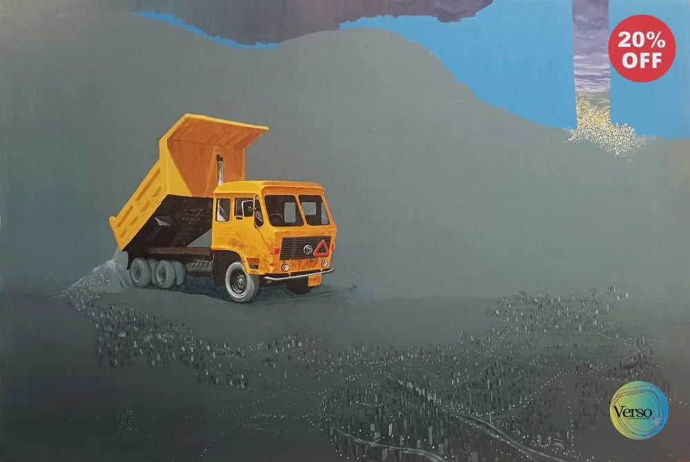 The city expands - 24 x 36 inch / Acrylic / Unframed, shipped in a roll