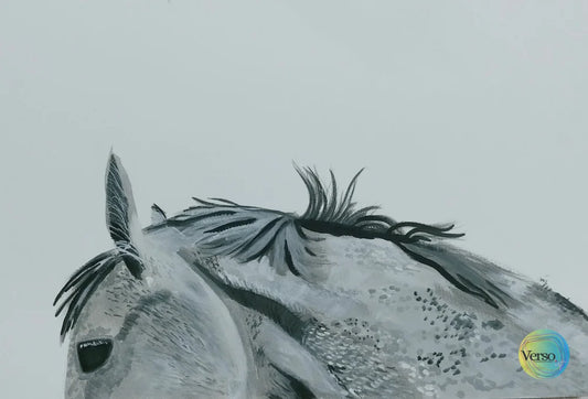 The Companion 40 x 50 cm / Watercolor / Unframed, shipped in roll