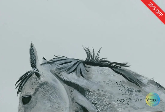 The Companion 40 x 50 cm / Watercolor / Unframed, shipped in roll