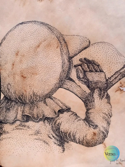 The Cycle is Flooded with Information #1 21 x 29.7 cm / Pen & Ink / Unframed, shipped in roll