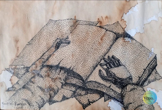 The Cycle is Flooded with Information #3 21 x 14.8 cm / Pen & Ink / Unframed, shipped in roll