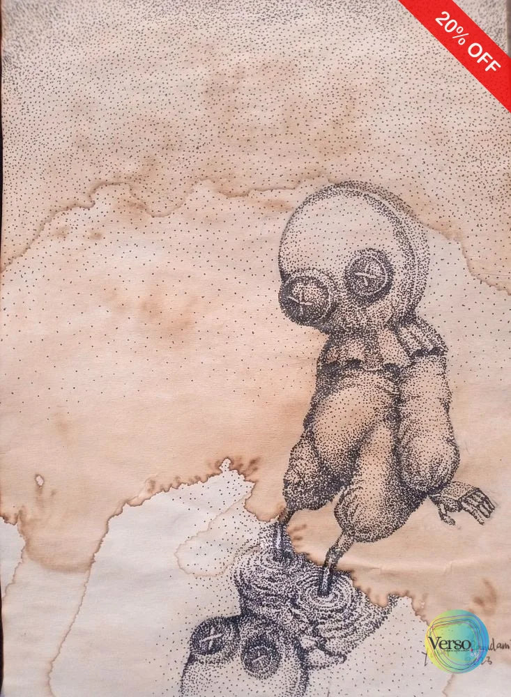 The Cycle is Flooded with Information #5 14.8 x 21 cm / Pen & Ink / Unframed, shipped in roll