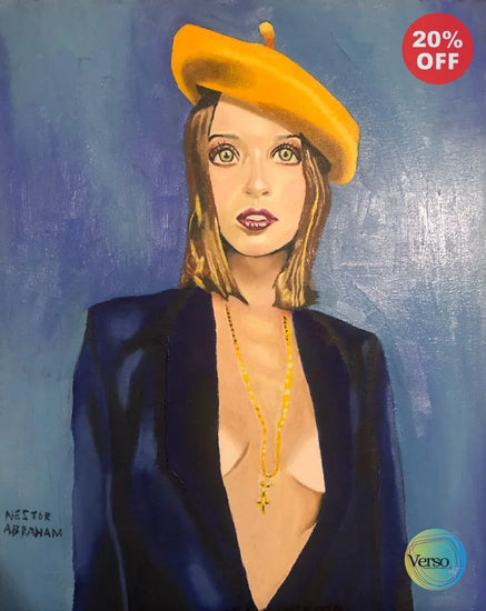 The Eyes Never Lie 40 x 50 cm / Oil / Unframed, shipped in a box