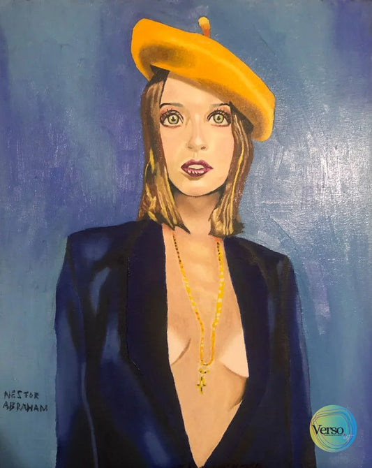 The Eyes Never Lie 40 x 50 cm / Oil / Unframed, shipped in a box