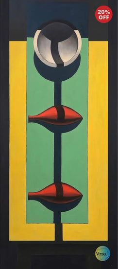 The Feast 2 73 x 164 cm / Oil / Unframed, shipped in a roll