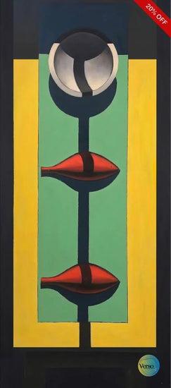 The Feast 2 73 x 164 cm / Oil / Unframed, shipped in roll