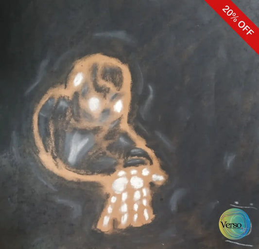 The gentlemen 32.5 x 30 cm / Pastel / Unframed, shipped in roll