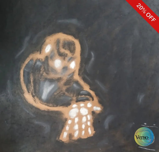 The gentlemen 32.5 x 30 cm / Pastel / Unframed, shipped in roll