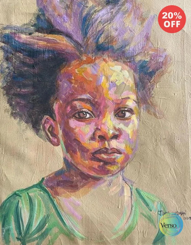 The girl 16 x 19 cm / Watercolor / Unframed, shipped in a roll Original Art