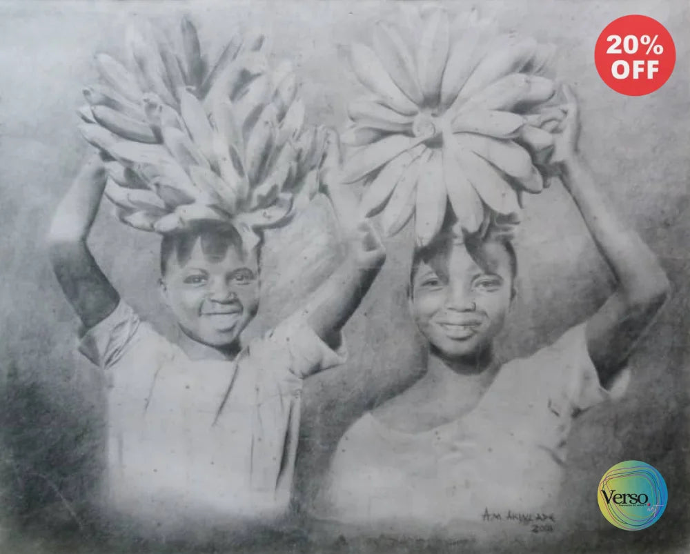 The Harvest 29 x 15.5 cm / Oil / Unframed, shipped in a roll