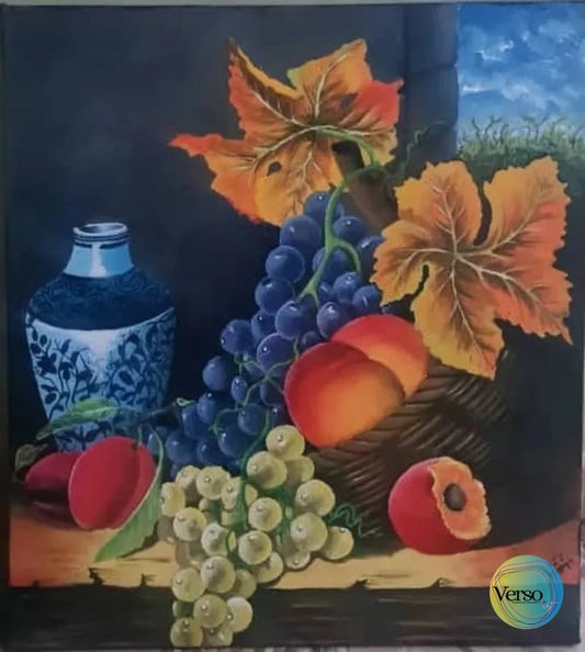 The healthy fruits 60 x 60 cm / Acrylic / Unframed, shipped in roll