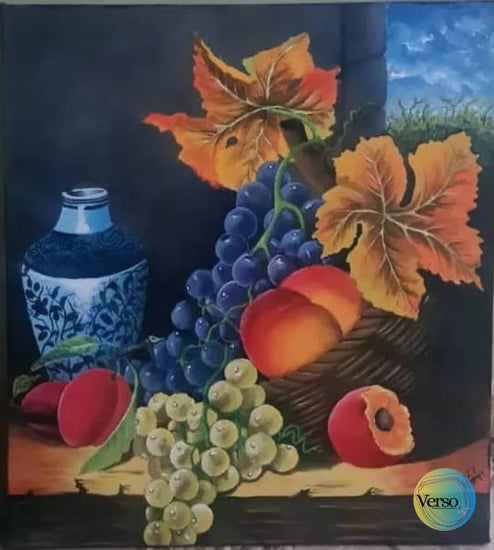The healthy fruits 60 x 60 cm / Acrylic / Unframed, shipped in roll