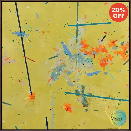 THE LIGHT - 100 x 100 cm / Mixed / Framed, shipped flat
