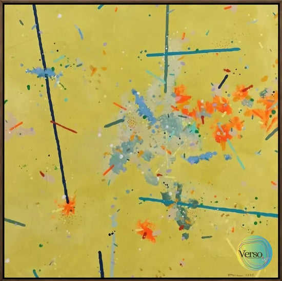 THE LIGHT - 100 x 100 cm / Mixed / Framed, shipped flat