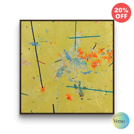 THE LIGHT - 100 x 100 cm / Mixed / Framed, shipped flat