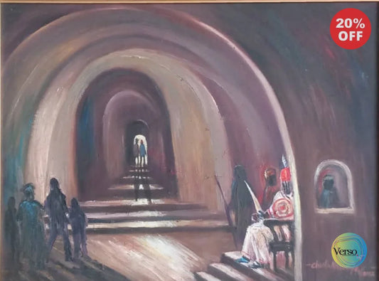 The Palace 29 x 23 cm / Oil / Framed, shipped flat