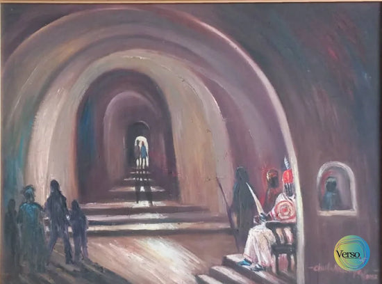 The Palace 29 x 23 cm / Oil / Framed, shipped flat