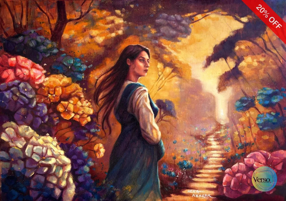 The Path 59.4 x 42 cm / Oil / Unframed, shipped in a roll