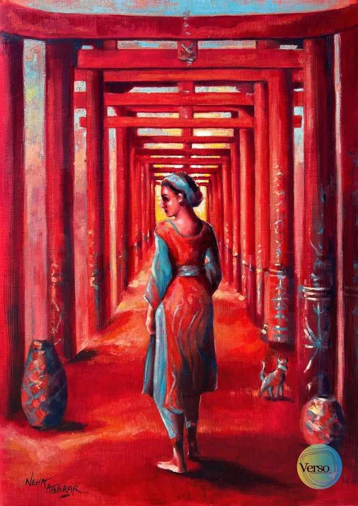 The Portal 42 x 59.4 cm / Oil / Unframed, shipped in a roll