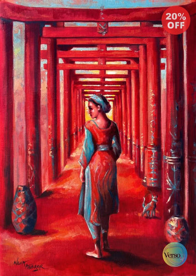 The Portal 42 x 59.4 cm / Oil / Unframed, shipped in a roll