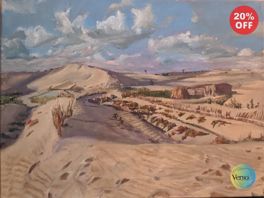 The Sand Dunes of Baltim 40 x 30 cm / Oil / Unframed, shipped in roll