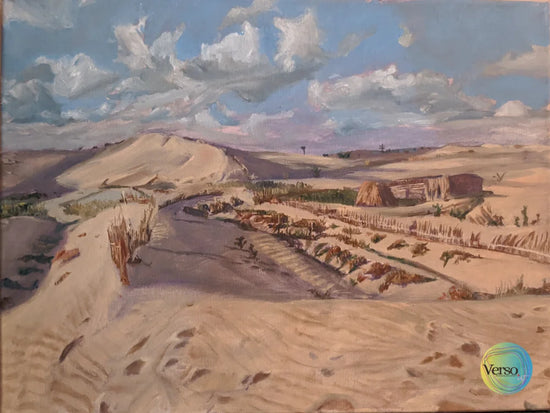 The Sand Dunes of Baltim 40 x 30 cm / Oil / Unframed, shipped in roll