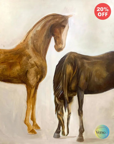 ’The sketch - Equine Reverie’ 48 x 60 inch / Oil / Unframed, shipped in a roll