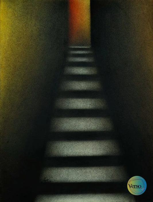The Stairs Series 1 56 x 76 cm / Mixed / Unframed, shipped in roll