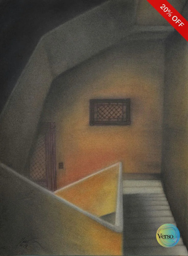 The Stairs Series 5 56 x 76 cm / Mixed / Unframed, shipped in roll