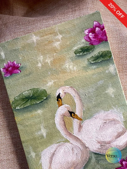 The Swan’s Tale 10 x 12 inch / Oil / Unframed, shipped in a roll