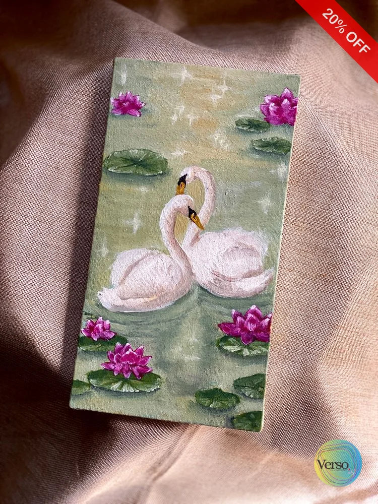 The Swan’s Tale 10 x 12 inch / Oil / Unframed, shipped in a roll