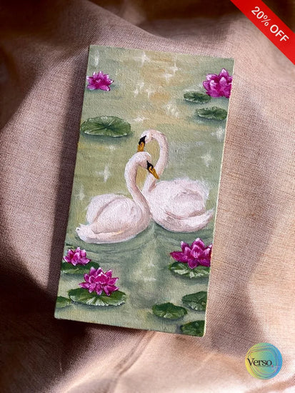 The Swan’s Tale 10 x 12 inch / Oil / Unframed, shipped in a roll