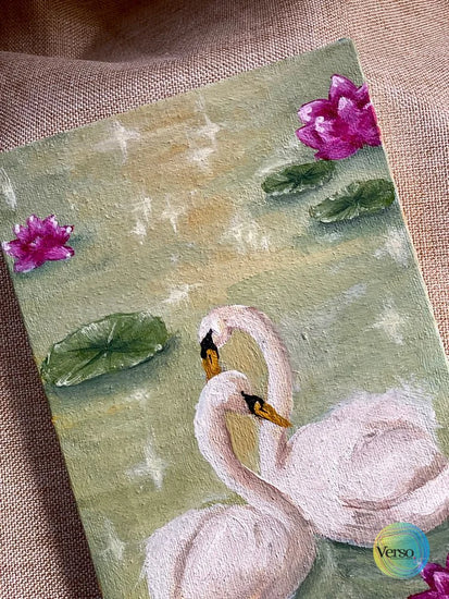 The Swan’s Tale 10 x 12 inch / Oil / Unframed, shipped in a roll