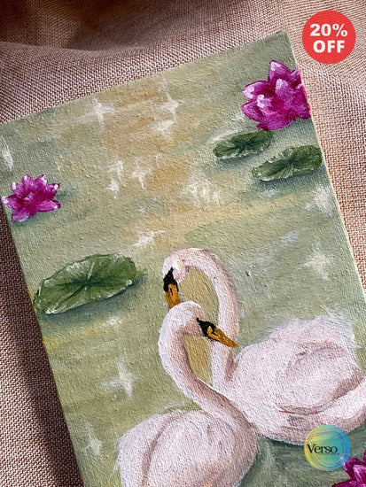 The Swan’s Tale - 10 x 12 inch / Oil / Unframed, shipped in a roll